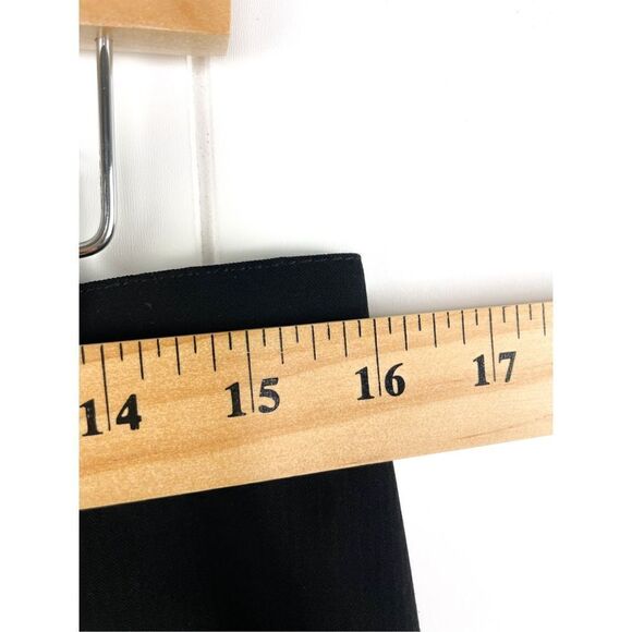 Armani Collezioni Y2K 2006 Wide Leg Black Trouser Jeans Size 10 - Picture 9 of 12